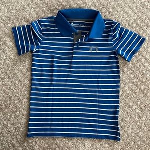 Boys Under Armour heat gear golf shirt